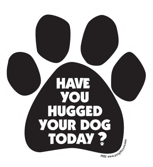 1009 6f5c0110028d321a75014780378efd45 Have You Hugged Your Dog Today?’ Magnet